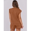 image:imageANRABESS Two Piece Sets for Women 2026 Summer Short Lounge SetRust