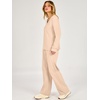 image:imageANRABESS Two Piece Sets for Women Fall Lounge Airport OutfitsBeige