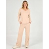 image:imageANRABESS Two Piece Sets for Women Fall Lounge Airport OutfitsBeige