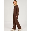 image:imageANRABESS Two Piece Sets for Women Fall Lounge Airport OutfitsBrown