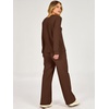image:imageANRABESS Two Piece Sets for Women Fall Lounge Airport OutfitsBrown