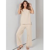 image:imageANRABESS Two Piece Sets for Women Lounge Airport Fall OutfitsApricot