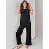 image:imageANRABESS Two Piece Sets for Women Lounge Airport Fall OutfitsBlack