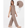 image:imageANRABESS Two Piece Sets for Women Lounge Airport Fall OutfitsBrown