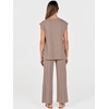 image:imageANRABESS Two Piece Sets for Women Lounge Airport Fall OutfitsBrown