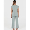image:imageANRABESS Two Piece Sets for Women Lounge Airport Fall OutfitsGrey Green