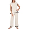 image:imageANRABESS Two Piece Sets for Women Lounge Airport Fall OutfitsKhakiblack