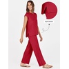image:imageANRABESS Two Piece Sets for Women Lounge Airport Fall OutfitsRed