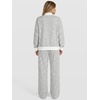 image:imageANRABESS Two Piece Sets for Women Striped Lounge SetGrey White Stripe