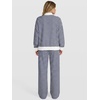 image:imageANRABESS Two Piece Sets for Women Striped Lounge SetNavy Blue White Stripe