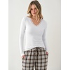 image:imageANRABESS Women 2 Piece Lounge Pajamas Sets 2026 Fall OutfitsWhite Brown Plaid