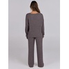 image:imageANRABESS Women 2 Piece Lounge Pajamas Sets Casual Fall OutfitsDark Brown
