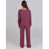 image:imageANRABESS Women 2 Piece Lounge Pajamas Sets Casual Fall OutfitsDark Red