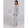 image:imageANRABESS Women 2 Piece Lounge Pajamas Sets Casual Fall OutfitsGrey