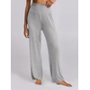image:imageANRABESS Women 2 Piece Lounge Pajamas Sets Casual Fall OutfitsGrey