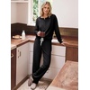 image:imageANRABESS Women 2 Piece Outfits Lightweight Fleece Fall Matching Lounge SetsBlack