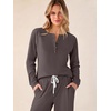 image:imageANRABESS Women 2 Piece Outfits Lightweight Fleece Fall Matching Lounge SetsCoffee