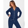 image:imageANRABESS Women 2 Piece Pajama Lounge Sets 2026 Fall OutfitsDeep Blue