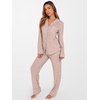image:imageANRABESS Women 2 Piece Pajama Lounge Sets 2026 Fall OutfitsLight Brown