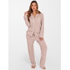 image:imageANRABESS Women 2 Piece Pajama Lounge Sets 2026 Fall OutfitsLight Brown