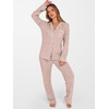 image:imageANRABESS Women 2 Piece Pajama Lounge Sets 2026 Fall OutfitsLight Brown