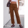 image:imageANRABESS Women Barrel Jeans Baggy High Waist Wide Leg PantsCaramel