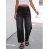 image:imageANRABESS Women Barrel Jeans Baggy High Waist Wide Leg PantsFaded Black