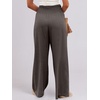 image:imageANRABESS Women Linen Palazzo Wide Leg Pants with PocketsCoffee