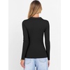 image:imageANRABESS Women Long Sleeve Polo Shirts Business Casual Top Fall OutfitsBlack