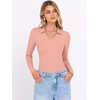 image:imageANRABESS Women Long Sleeve Polo Shirts Business Casual Top Fall OutfitsOrange
