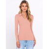 image:imageANRABESS Women Long Sleeve Polo Shirts Business Casual Top Fall OutfitsOrange