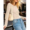 image:imageANRABESS Women Mesh Long Sleeve Floral Slim Fit Going Out Tops Fall OutfitBeige