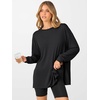 image:imageANRABESS Women Oversized Tunic Top Fall Long Sleeve ShirtsBlack