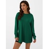 image:imageANRABESS Women Oversized Tunic Top Fall Long Sleeve ShirtsGreen