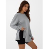 image:imageANRABESS Women Oversized Tunic Top Fall Long Sleeve ShirtsGrey