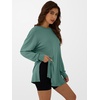 image:imageANRABESS Women Oversized Tunic Top Fall Long Sleeve ShirtsSage Green