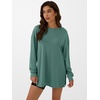 image:imageANRABESS Women Oversized Tunic Top Fall Long Sleeve ShirtsSage Green