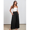 image:imageANRABESS Women Summer Casual Wide Leg Palazzo Pants with PocketsBlack