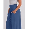 image:imageANRABESS Women Summer Casual Wide Leg Palazzo Pants with PocketsBlue