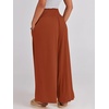 image:imageANRABESS Women Summer Casual Wide Leg Palazzo Pants with PocketsBrick Red