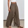 image:imageANRABESS Women Summer Casual Wide Leg Palazzo Pants with PocketsCoffee