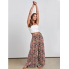 image:imageANRABESS Women Summer Casual Wide Leg Palazzo Pants with PocketsFloral Black Red