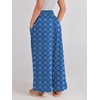 image:imageANRABESS Women Summer Casual Wide Leg Palazzo Pants with PocketsFloral Blue
