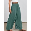 image:imageANRABESS Women Summer Casual Wide Leg Palazzo Pants with PocketsGrass