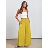 image:imageANRABESS Women Summer Casual Wide Leg Palazzo Pants with PocketsYellow