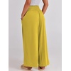 image:imageANRABESS Women Summer Casual Wide Leg Palazzo Pants with PocketsYellow