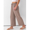 image:imageANRABESS Women Wide Leg Pants Summer Palazzo High Waisted Casual Loose Lounge Flowy Cropped Beach Trousers Work OutfitsLight Camel