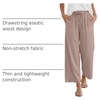 image:imageANRABESS Women Wide Leg Pants Summer Palazzo High Waisted Casual Loose Lounge Flowy Cropped Beach Trousers Work OutfitsLight Camel