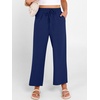 image:imageANRABESS Women Wide Leg Pants Summer Palazzo High Waisted Casual Loose Lounge Flowy Cropped Beach Trousers Work OutfitsNavy Blue