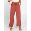 image:imageANRABESS Women Wide Leg Pants Summer Palazzo High Waisted Casual Loose Lounge Flowy Cropped Beach Trousers Work OutfitsOrange Red